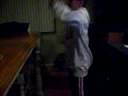 lil kid dances to elf music