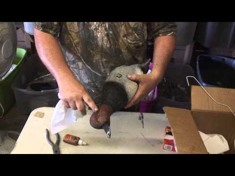 how to repair duck decoys