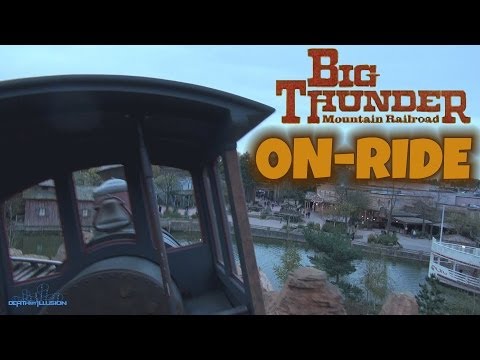 Big Thunder Mountain Railroad Nightvision On-ride Front Seat (HD POV) Disneyland Paris