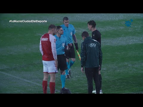 Austria ganó 2-0 a Dinamarca en el Estadi Olímpic