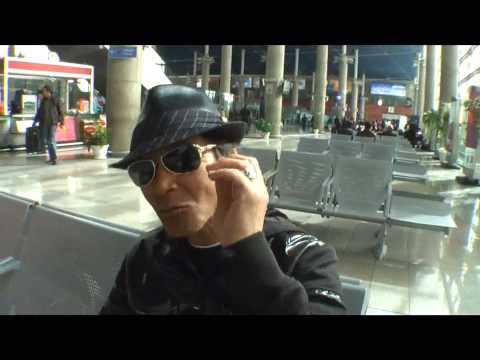 at the airport