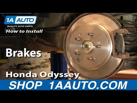 How To Install Replace Rear Brakes Honda Odyssey 99-04 1AAuto.com