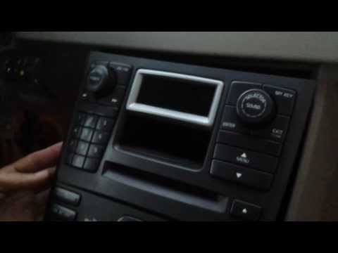 how to remove radio display cd changer from 2004 volvo xc90 for repair