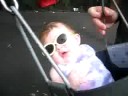 Sydney on the swings