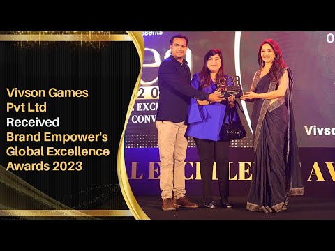 Global Excellence Awards 2023 | Vivson Games Wins | Emerging Brand of Online Gaming | Brand Empower