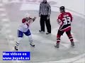 Pelea muy violenta en el hockey