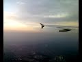 airbus a319 takeoff from heathrow 5 mins of london skyline