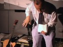 tim fite tells a story in the spin campsite at bonnaroo '07.