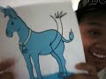 Pin the Tail on the donkey comp for IBY