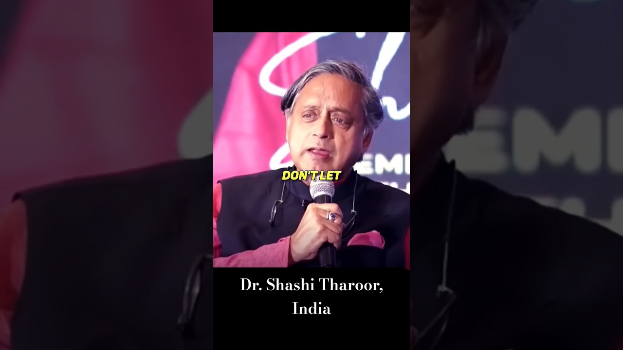 Dr. Shashi Tharoor on failure #shashitharoor#motivation#shortsfeed#youtubeshorts#trending#vocabulary