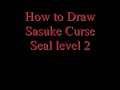 How to Draw Sasuke Curse Seal level 2 How to Draw Sasuke Curse Seal level 2