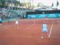 Mauresmo Doubles w/ Bremond - Rome 2007 - last game 2nd set