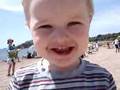 Fun on the Agay beach, French Riviera