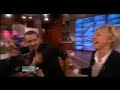 ELLEN DUNK TANK colin farrell DUNKED justen A HOT GIRL 