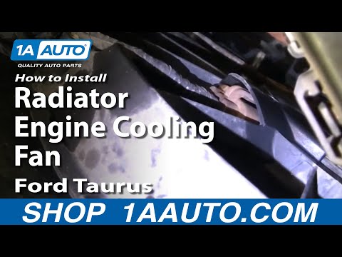 How To Install Replace Radiator Engine Cooling Fan Ford 96-07 Taurus 1AAuto.com