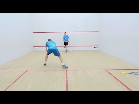 Squash tips: Nick Matthew's tennis ball footwork drill