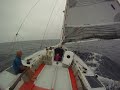 Code 5. 1 reef in main. 850 lt of water ballast aft 198nm in 24 hours with this combination A real nice day
