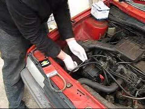 how to put alternator belt on