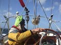 Sailing under poles - running for Cape St. Vincent Sailing under poles - running for Cape St. Vincent