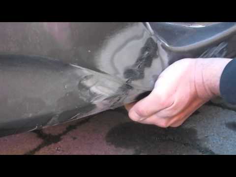 how to repair front bumper