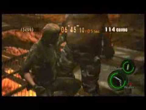 傭兵のBIOHAZARD5DUO Prisonステージ655,511-SS-RANK