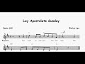 Lay Apostolate Sunday Lay Apostolate Sunday