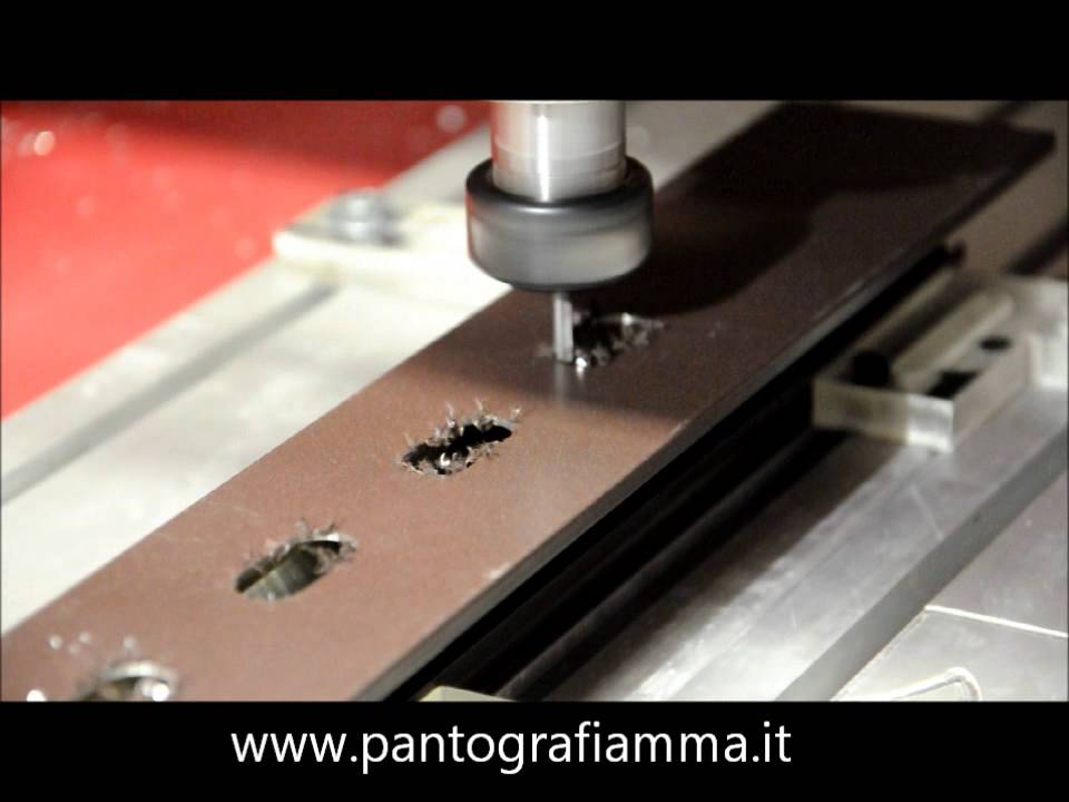 Fresare un profilo in Alluminio - Pantografi CNC