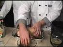 Chef Tom & Mamma mia smoke a chicken that is brined in their 