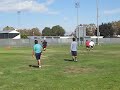 LFL 2008 - David juggles the catch