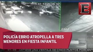 Cámaras de vigilancia grabaron el momento preciso del accidente durante una fiesta infantil en la colonia Benito Juárez
