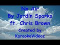 no air by jordin sparks ft  chris brown instrumentalkaraoke