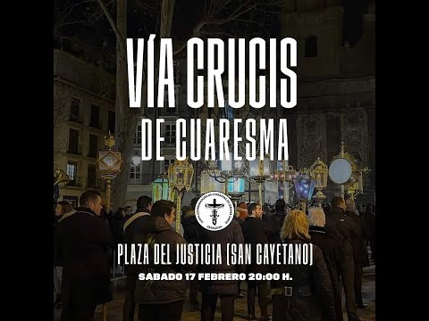 Vía Crucis de Cuaresma - Semana Santa Zaragoza 2024