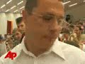 Raw Video: Eggs Thrown at Microsoft CEO