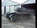 Pershing tank M 26 moved out of the garage