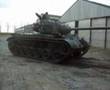 Pershing tank M 26 moved out of the garage
