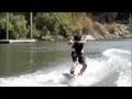 Mike Lauer on his board