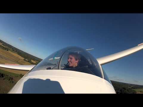Sailplanes - The goodies from a glider flight with two onboard cameras. This was the final flight with