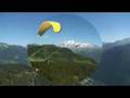 Vol biplace baptêmes parapente - Les Volatiles Les Saisies.