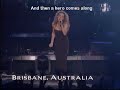 Mariah Carey -hero -honolulu hawa?? perth brisbane australia