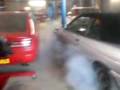 Escort cab burnout