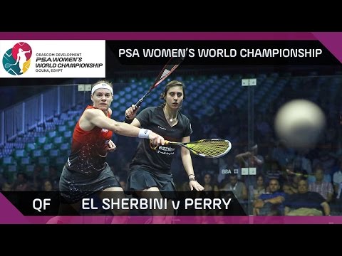 Squash: El Sherbini v Perry - PSA Women's World Championship QF Highlights