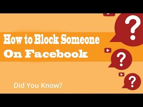 how to re block someone on facebook