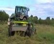 Me mowing silage with the John Deere 6800