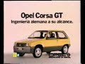 Anuncio Opel Corsa GT 1986 Anuncio Opel Corsa GT 1986