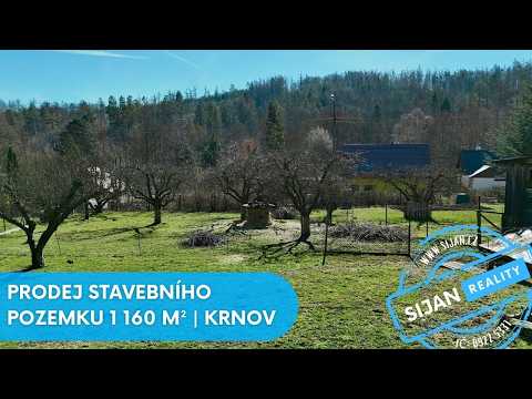 Video Prodej stavebního pozemku 1 160 m², Krnov