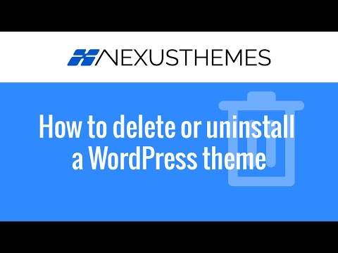 how to uninstall wordpress