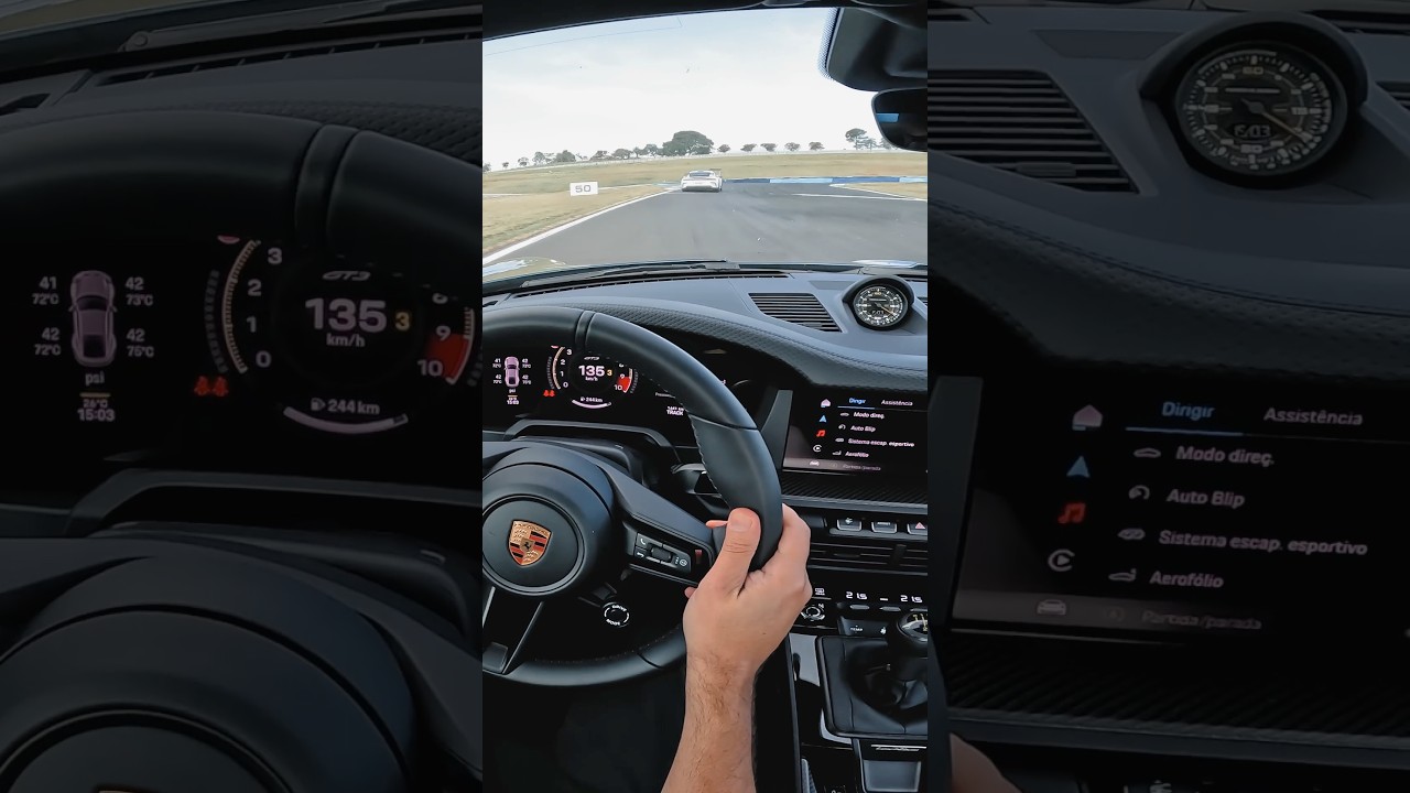 EM 1 MINUTO: novo Porsche 911 Turbo NA PISTA