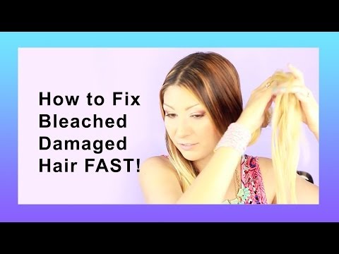 how to treat bleached hair