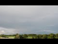 Time lapse of departing cumulonimbus cloud [HD]