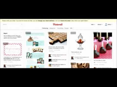 how to create a login on pinterest